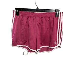 adidas Originals Women's Adicolor 3-Stripes Sprinter Shorts Lucid Fuscia Medium